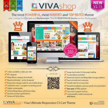VIVAshop - Your Ultimate Responsive CS-Cart Theme